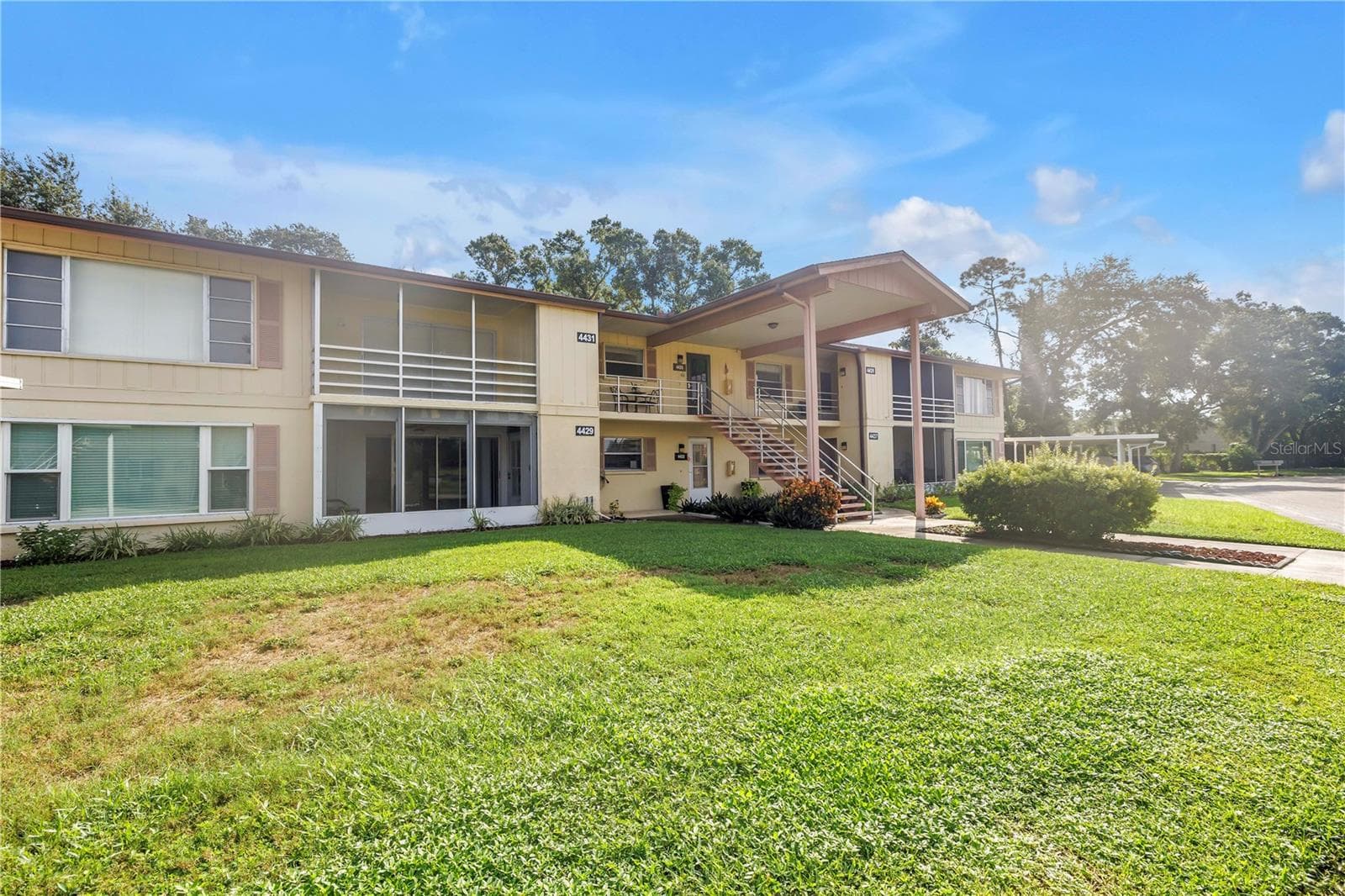 View from Mailbox/Front entrance - 4435 NARRAGANSET TRL #66A, SARASOTA
