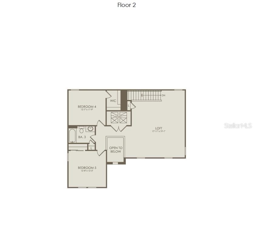 Floor Plan - Floor Two - 16700 MINT MEADOW ROAD, ORLANDO