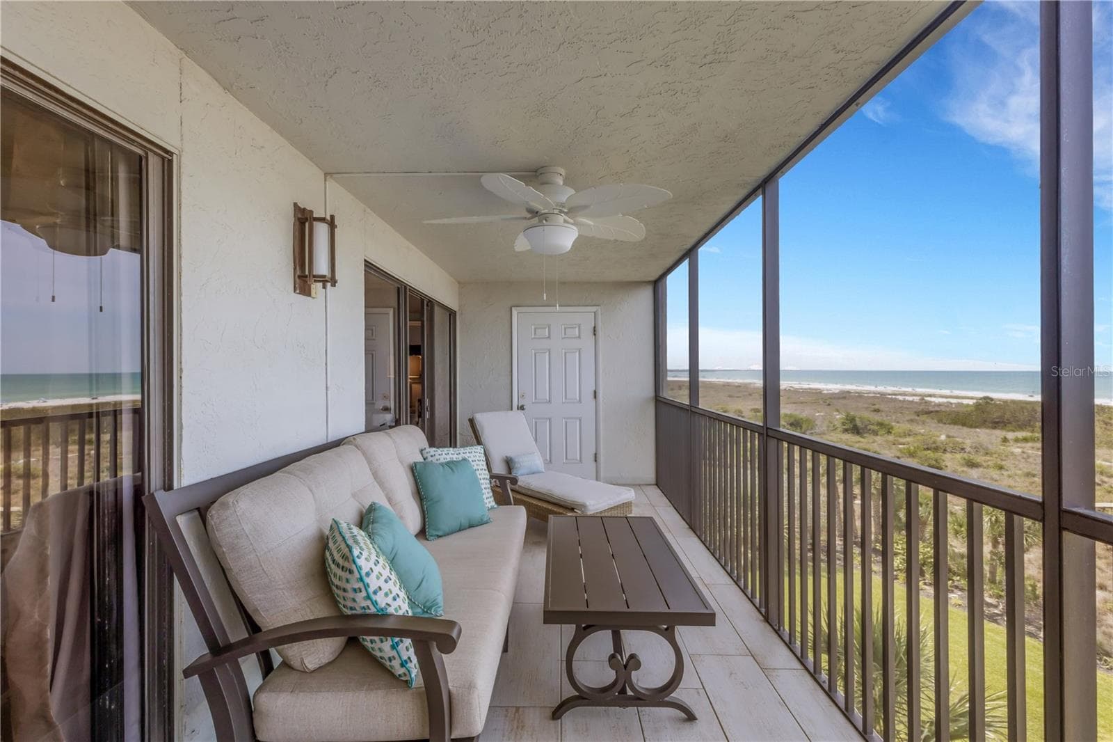 Lanai Ocean view - 420 BEACH RD #507, SARASOTA