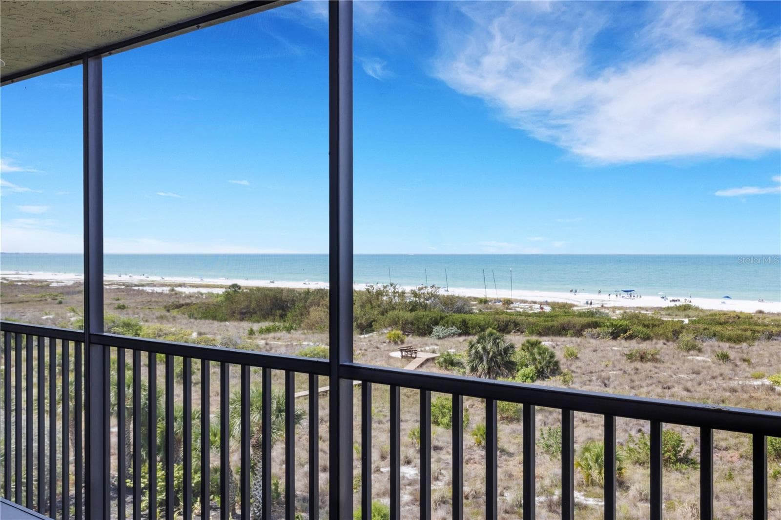 Lanai Ocean view - 420 BEACH RD #507, SARASOTA