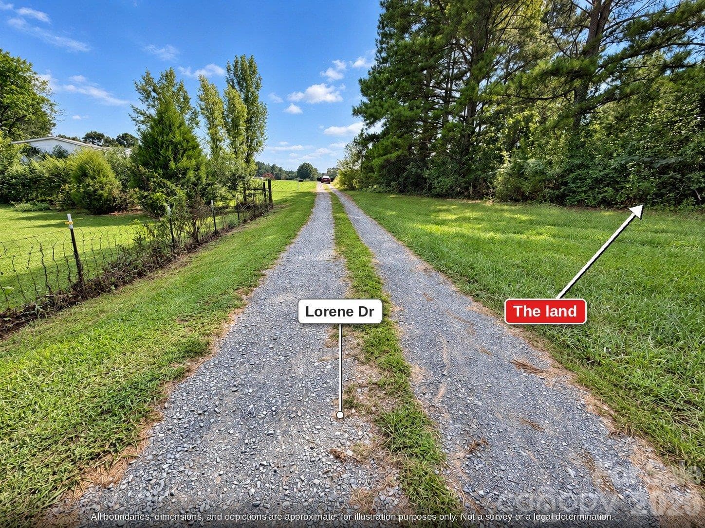 Wooded land along Lorene Dr near Albemarle NC, room for a site-built or modular home - 99999 Lorene Drive, Albemarle