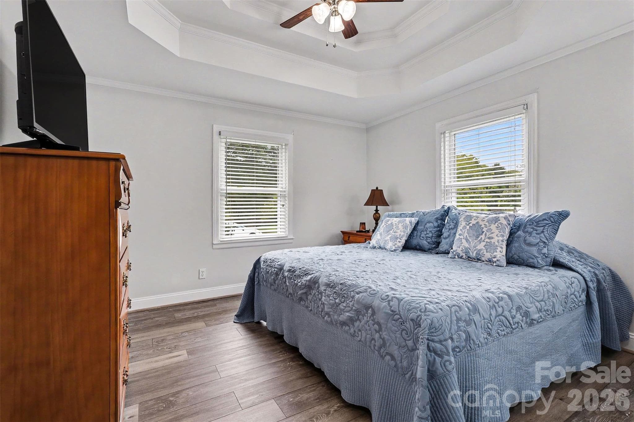 Master Flex Room with Tray Ceiling - 9202 Elgin Drive, Charlotte