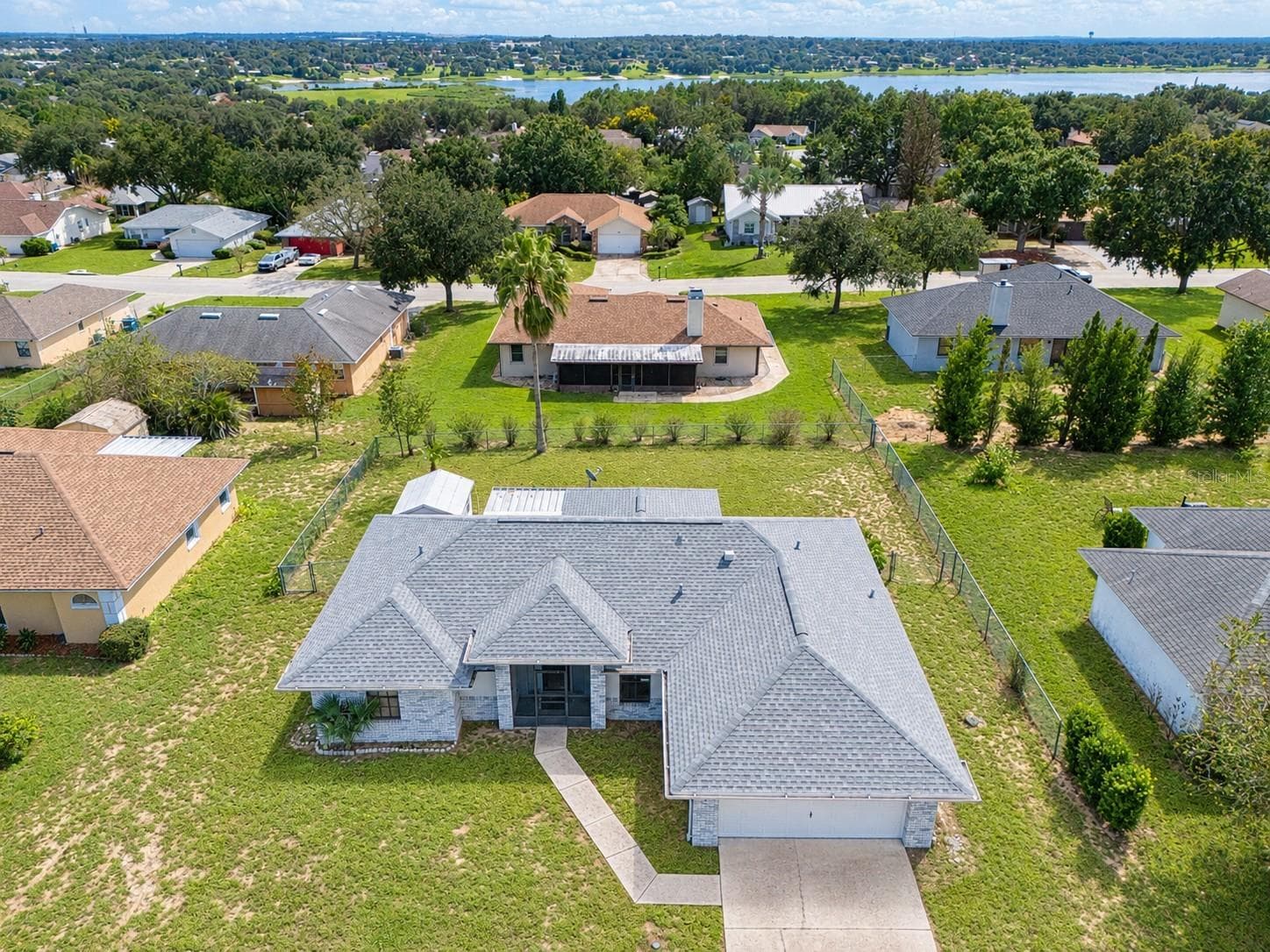 Aerial View with Lake Wailes in the backgroung - 922 CHELSEA WAY, LAKE WALES