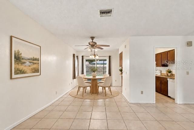 Dining Room Virtually staged - 711 THISTLE PL, WINTER SPRINGS