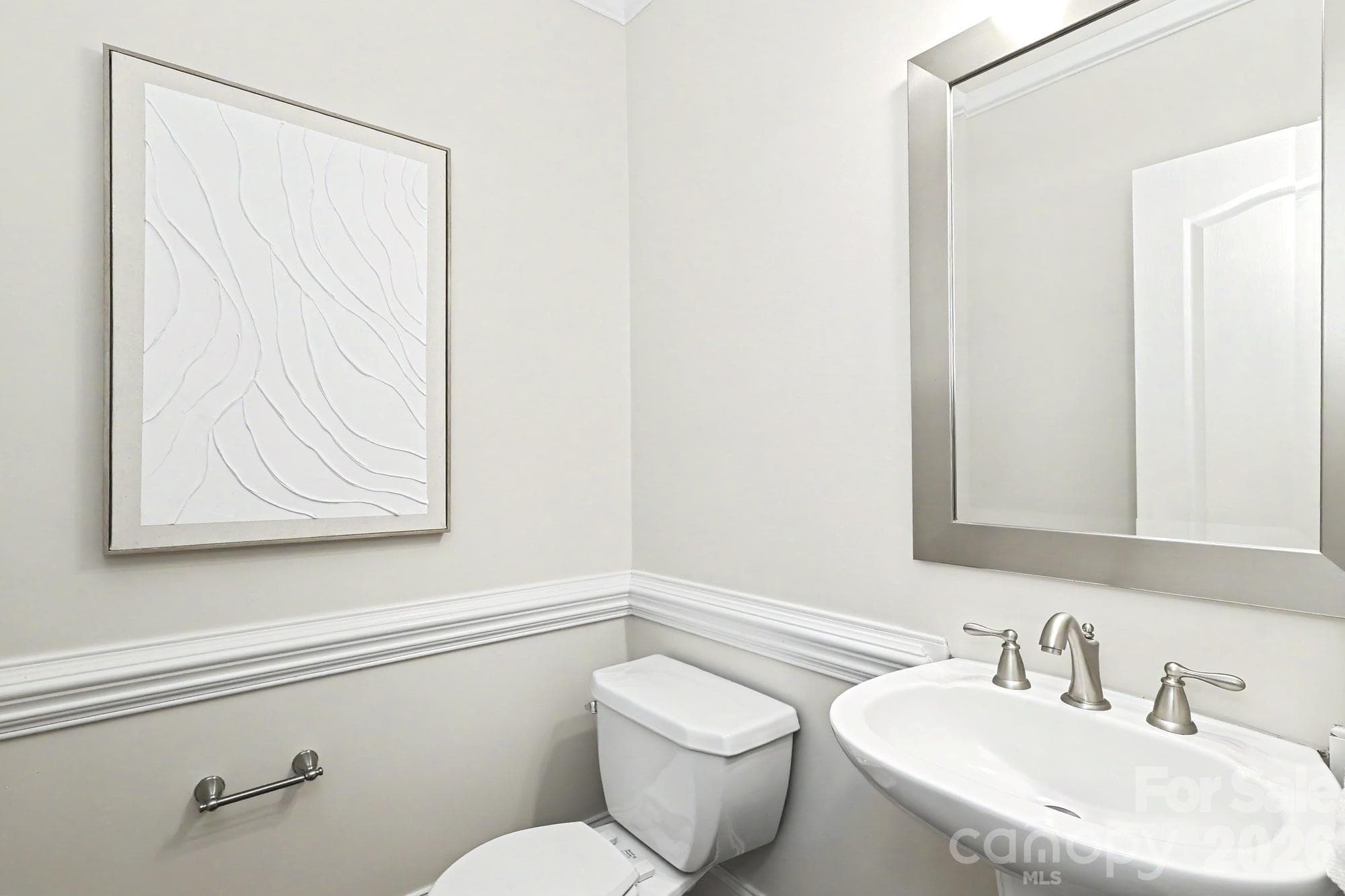 Powder room - 4320 Town And Country Drive, Charlotte