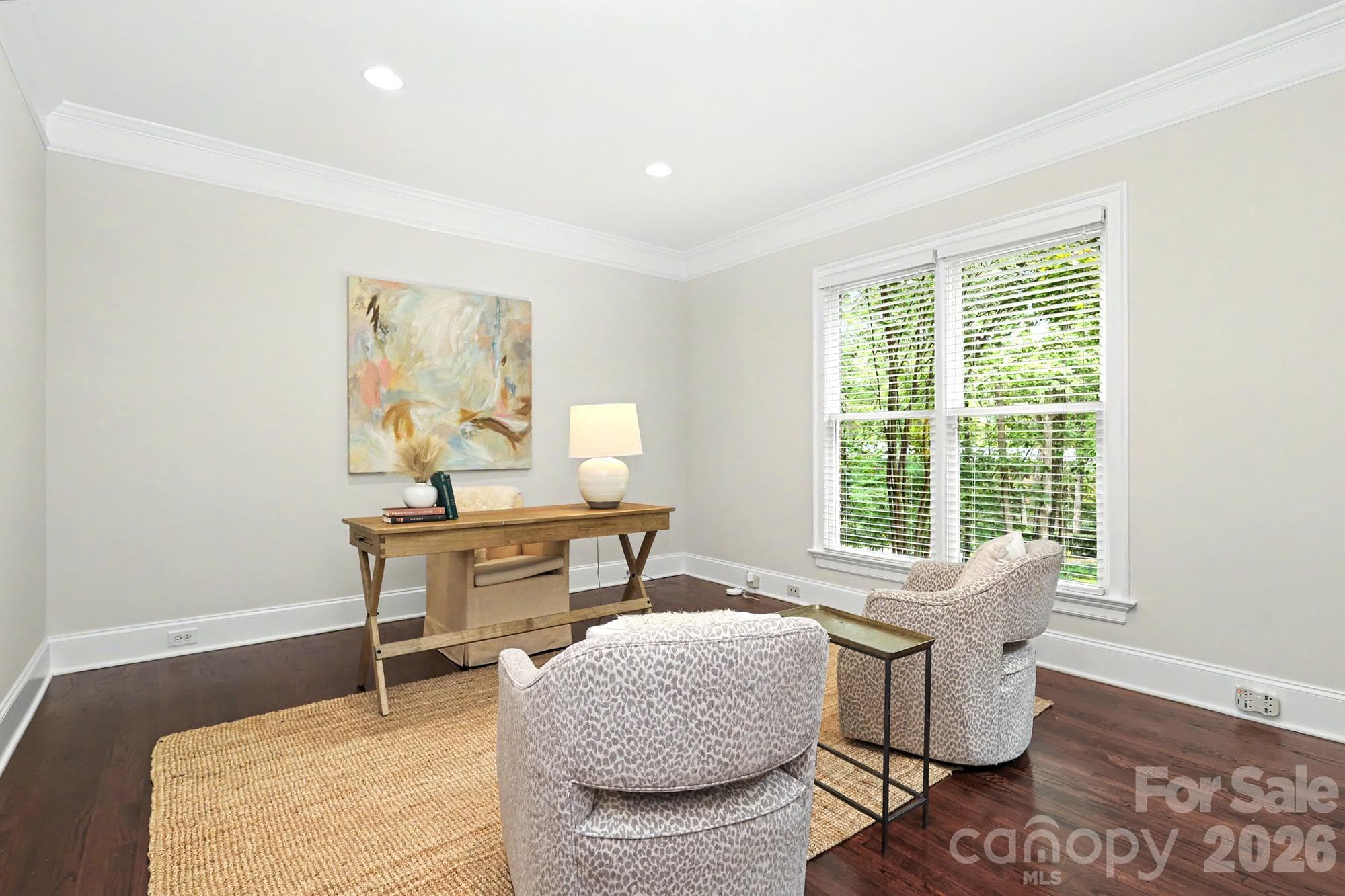 Home office off the foyer - 4320 Town And Country Drive, Charlotte