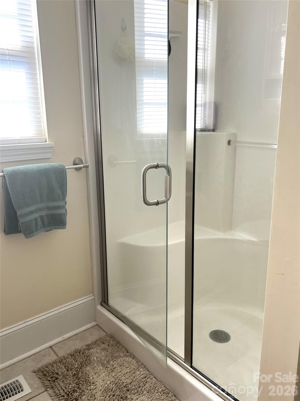 shower in main level bathroom - 213 Erwin Street, Morganton