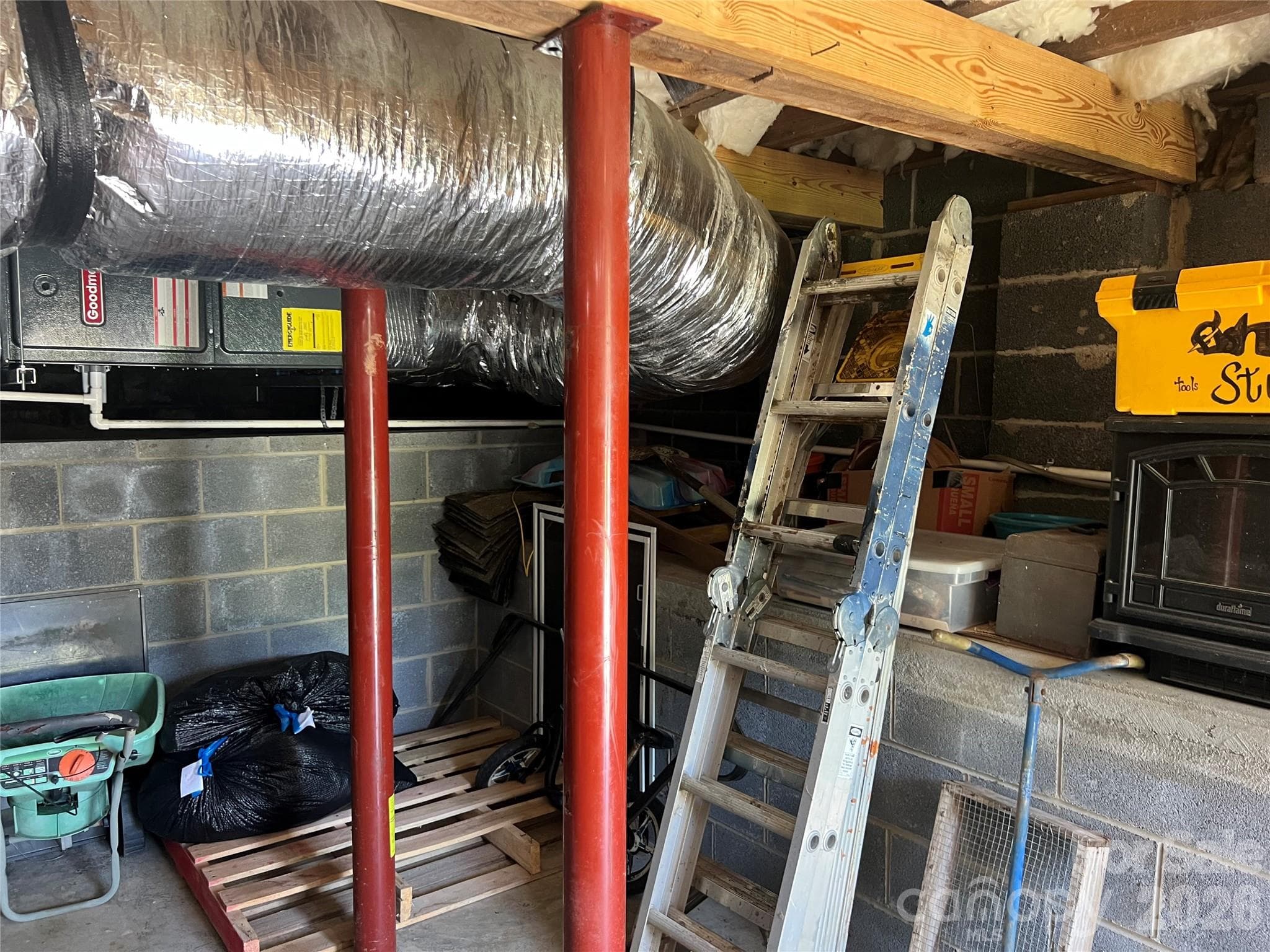 basement with storage - 213 Erwin Street, Morganton