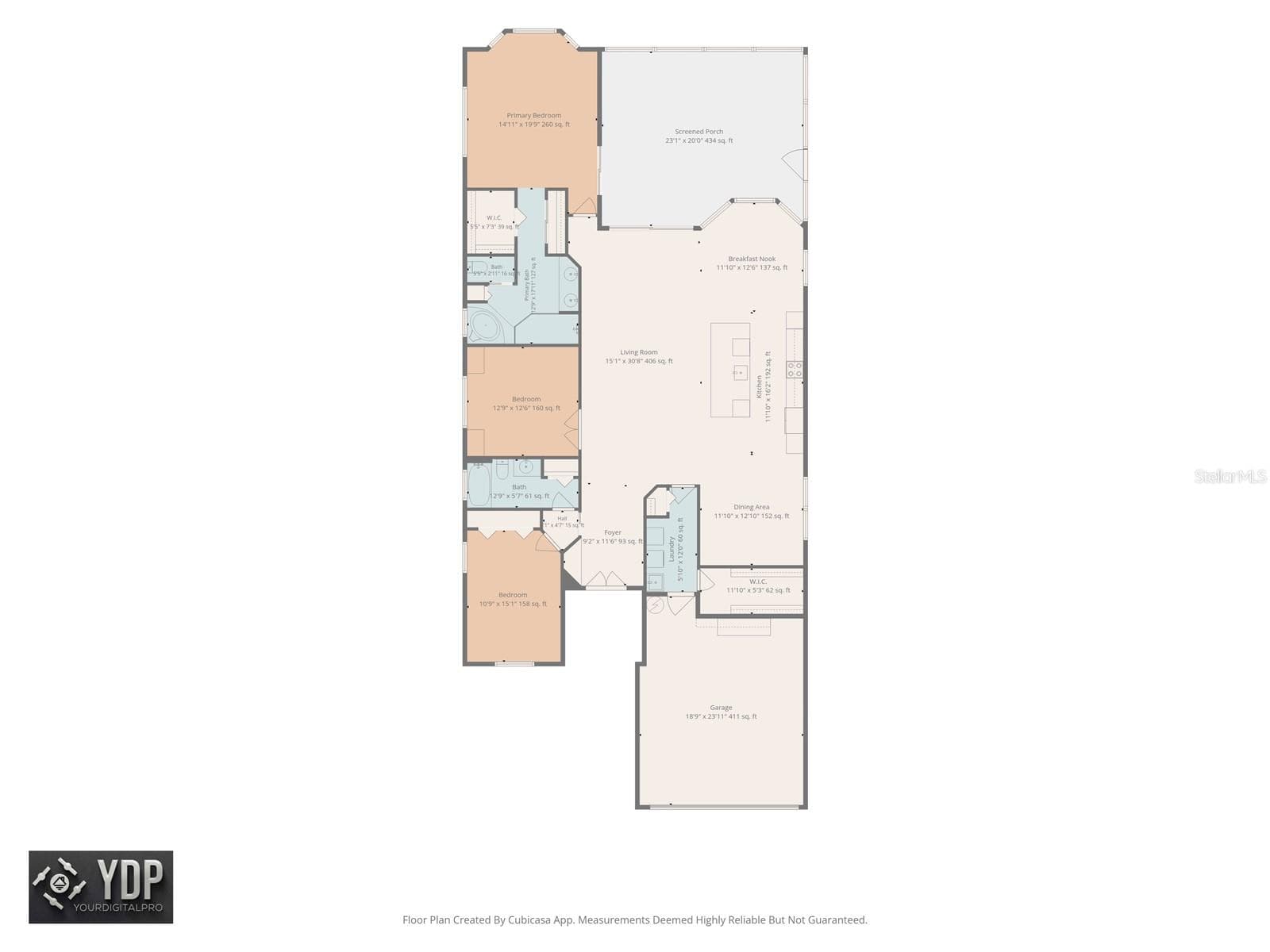 Floor Plan - 4008 SILK OAK LN, PALM HARBOR