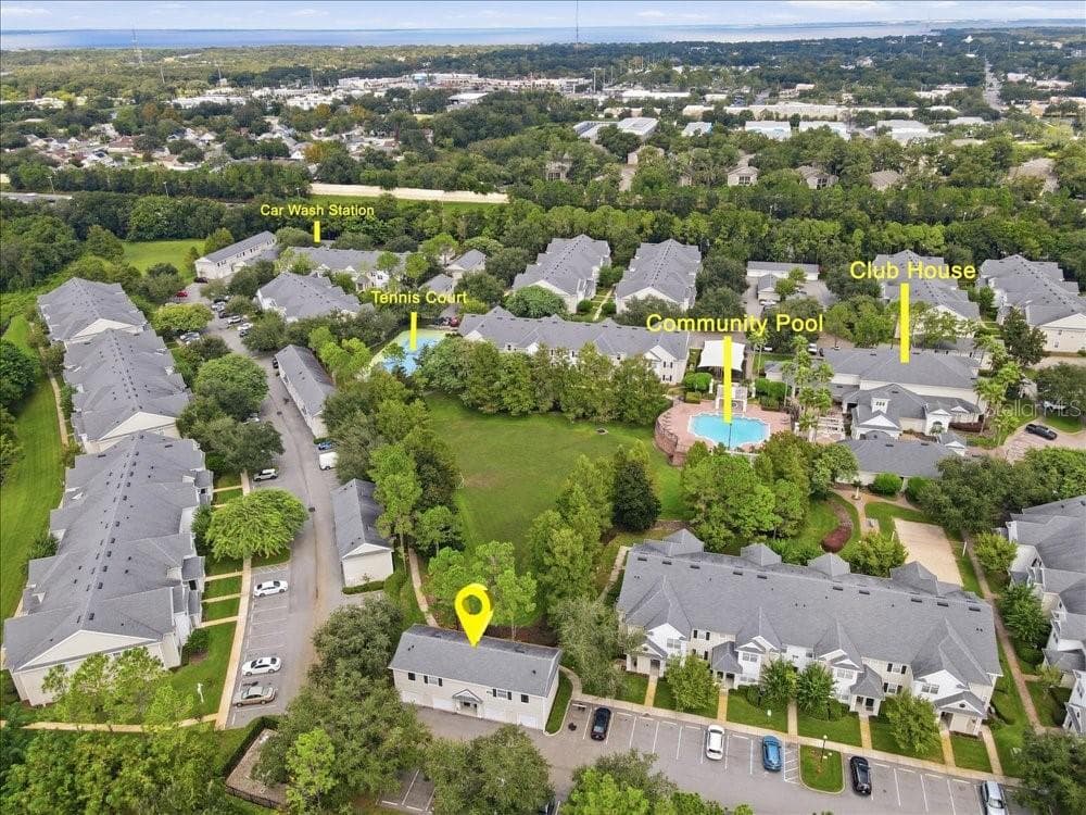 Far Aerial with Markers - 341 SOUTHERN PECAN CIR #202, WINTER GARDEN