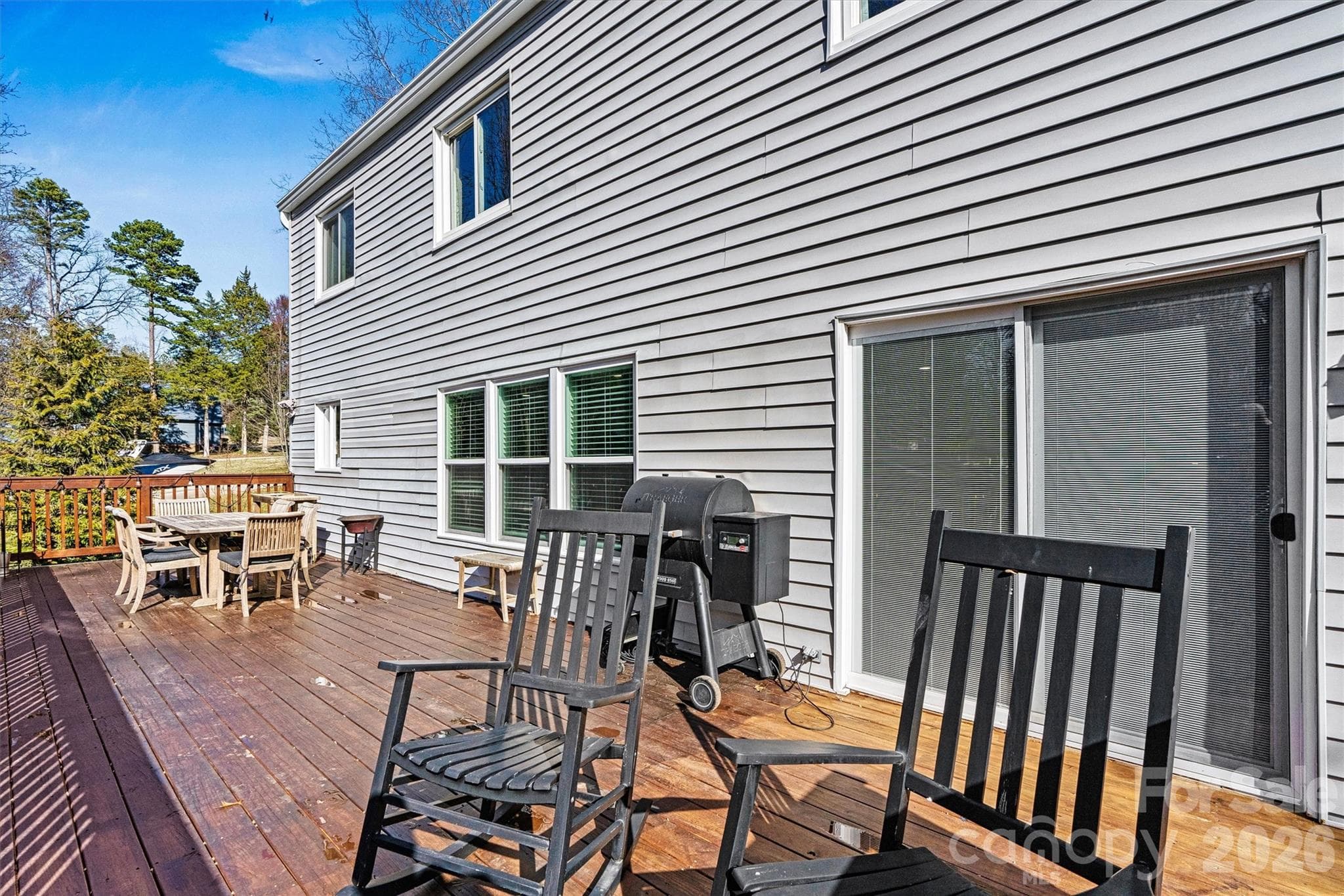 Large back deck, perfect for entertaining and/or relaxing - 3995 Burton Lane, Denver