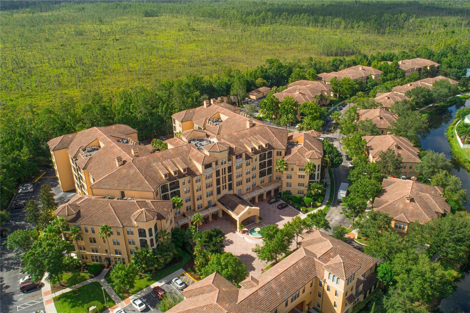 Aerial View of Mirasol -Nature Preserve Borders the Community - 501 MIRASOL CIR #411, CELEBRATION