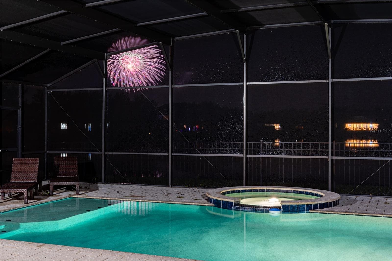 Actual View - Disney Fireworks View!!!! - 11750 CHATEAUBRIAND AVE, ORLANDO