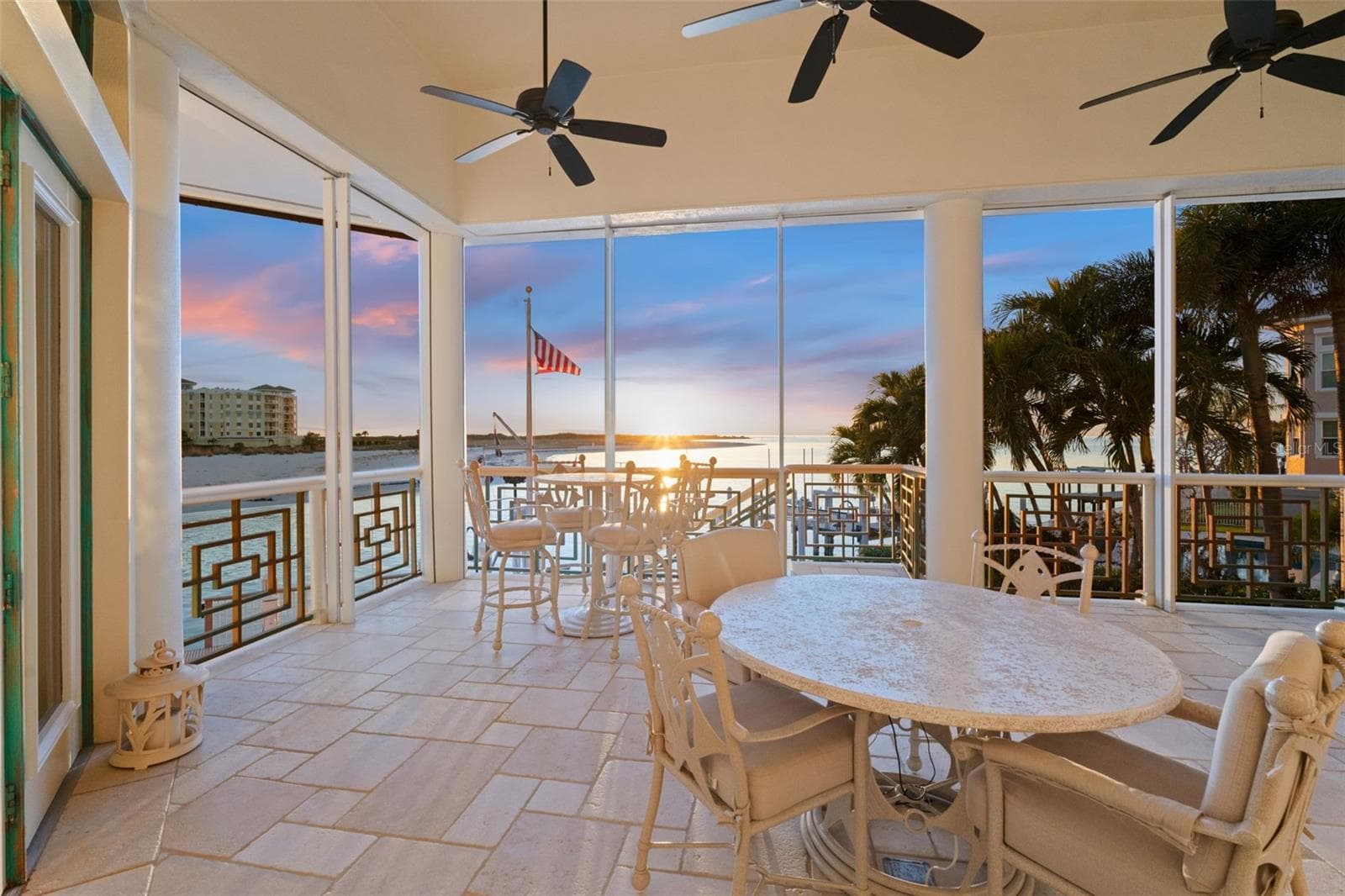 Upper Level Lanai from the Living Room or Great Room - 964 MONTE CRISTO BLVD, TIERRA VERDE