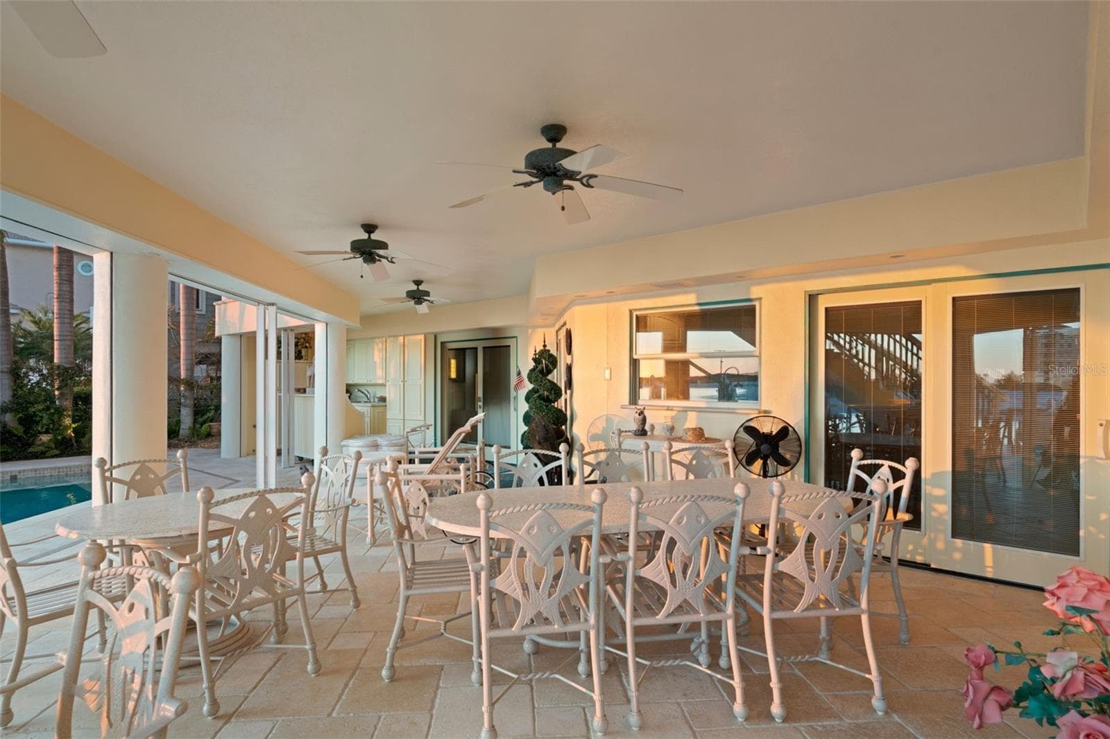 Pool Level Covered Lanai - 964 MONTE CRISTO BLVD, TIERRA VERDE