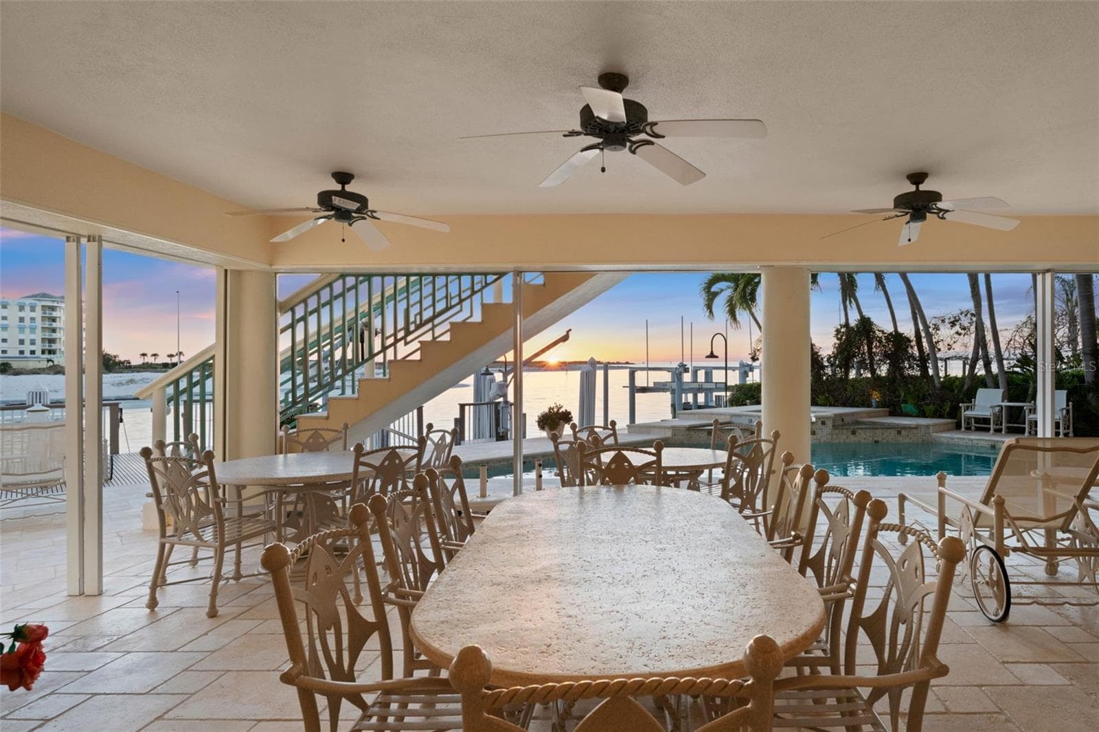 Pool Level Covered Lanai - 964 MONTE CRISTO BLVD, TIERRA VERDE