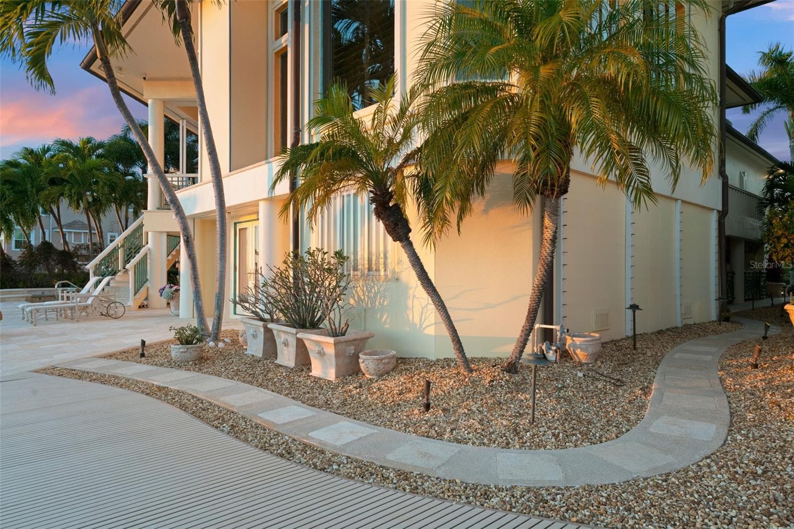 Sidewalk to the Pool Equipment and to the Gate to the front yard. - 964 MONTE CRISTO BLVD, TIERRA VERDE