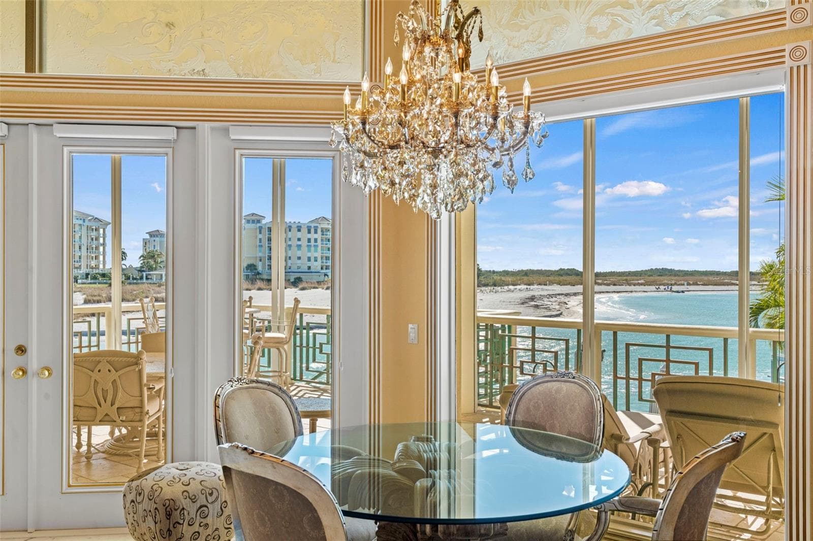 Waterfront Dining in the Formal Living Space - 964 MONTE CRISTO BLVD, TIERRA VERDE