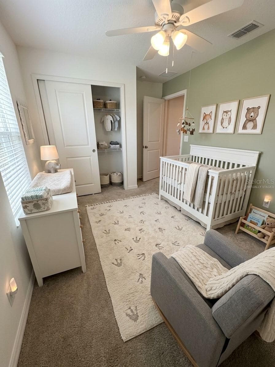 Virtually Staged Bedroom # 1 - 2500 BEGONIA ST, MASCOTTE