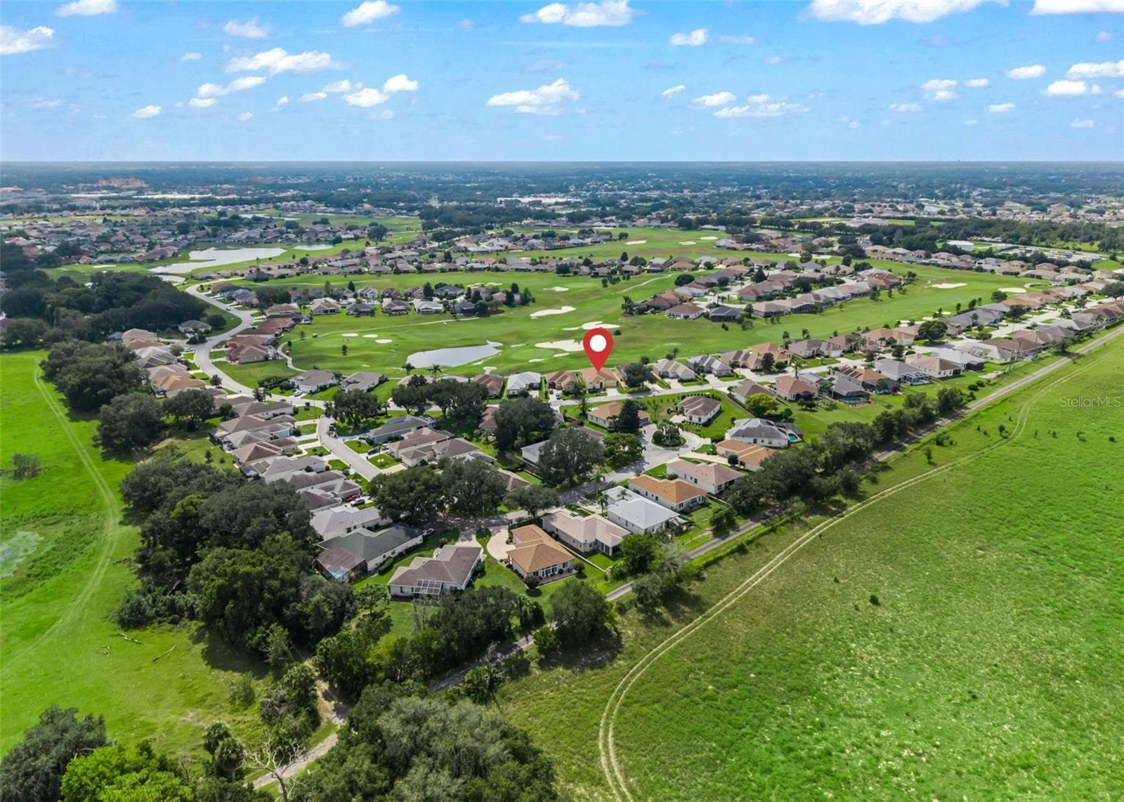 Golf Front w/Exceptional View of the 15th Tee Box! - 17021 SE 115TH TERRACE RD, SUMMERFIELD