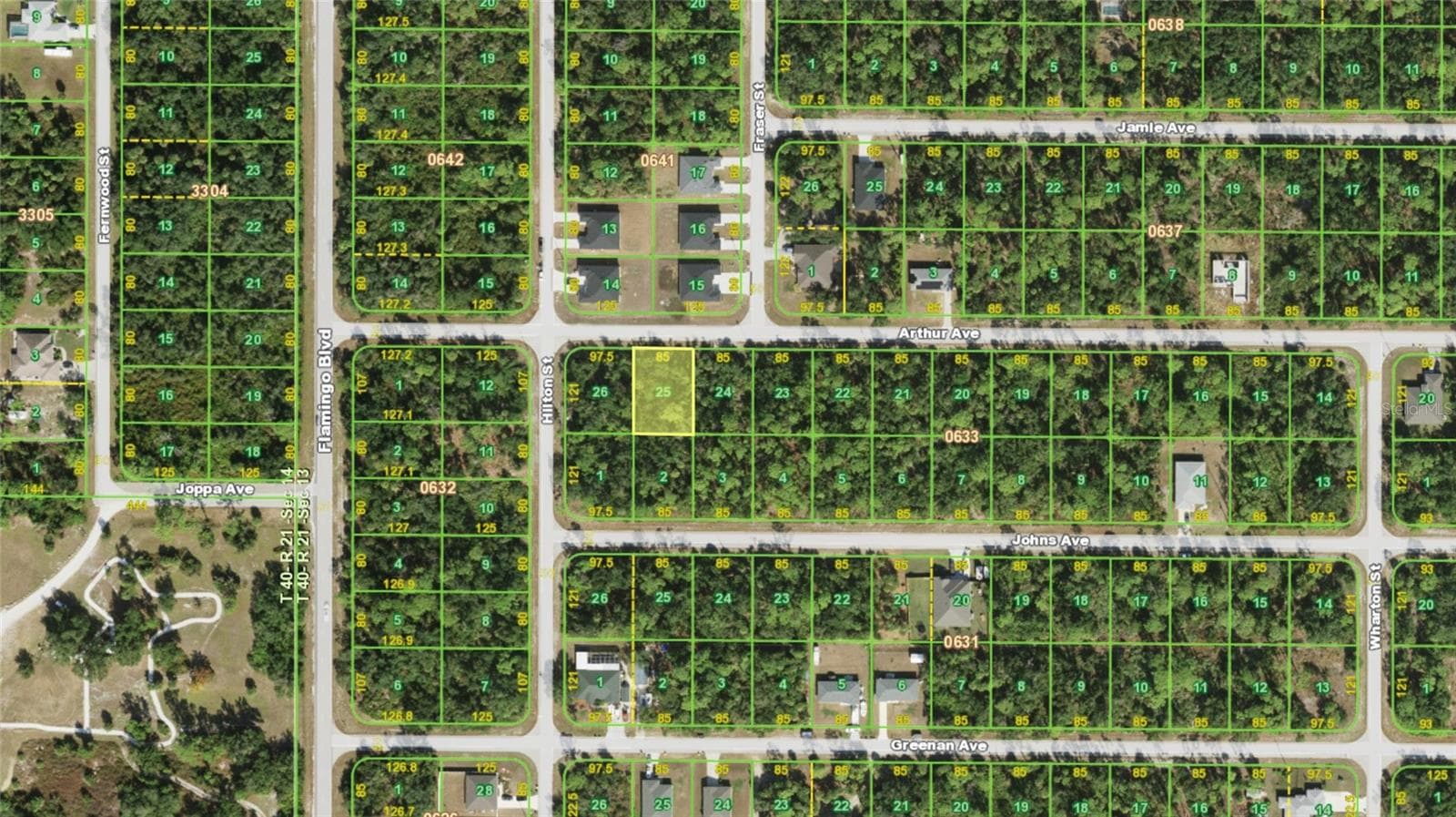 Land at 17051 ARTHUR AVE, PORT CHARLOTTE, photo 3 of 3