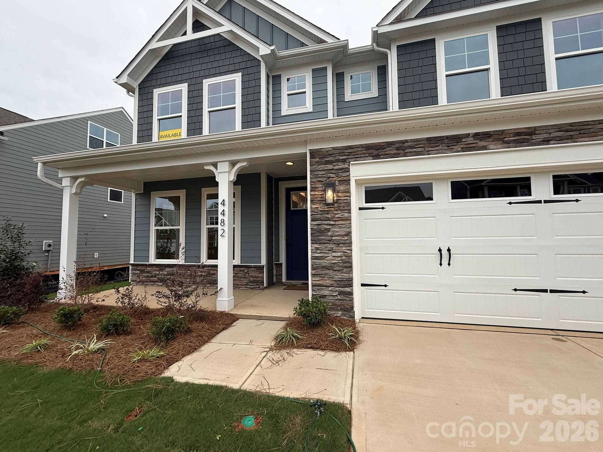 Homesite 100 features a Davidson D floorplan - 4482 Blue Mound Court, Stanley