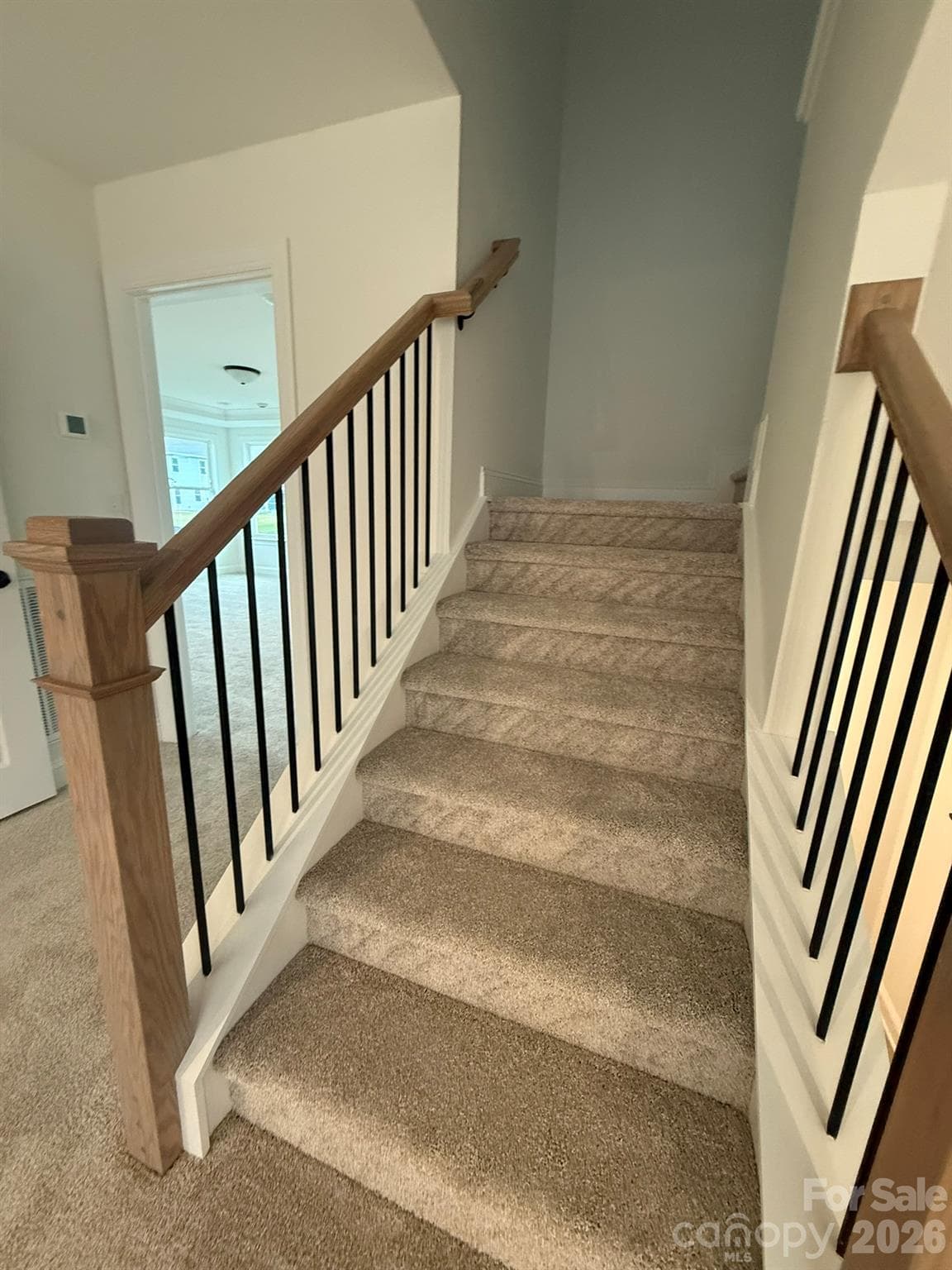 Stairs to 3rd level - 4482 Blue Mound Court, Stanley