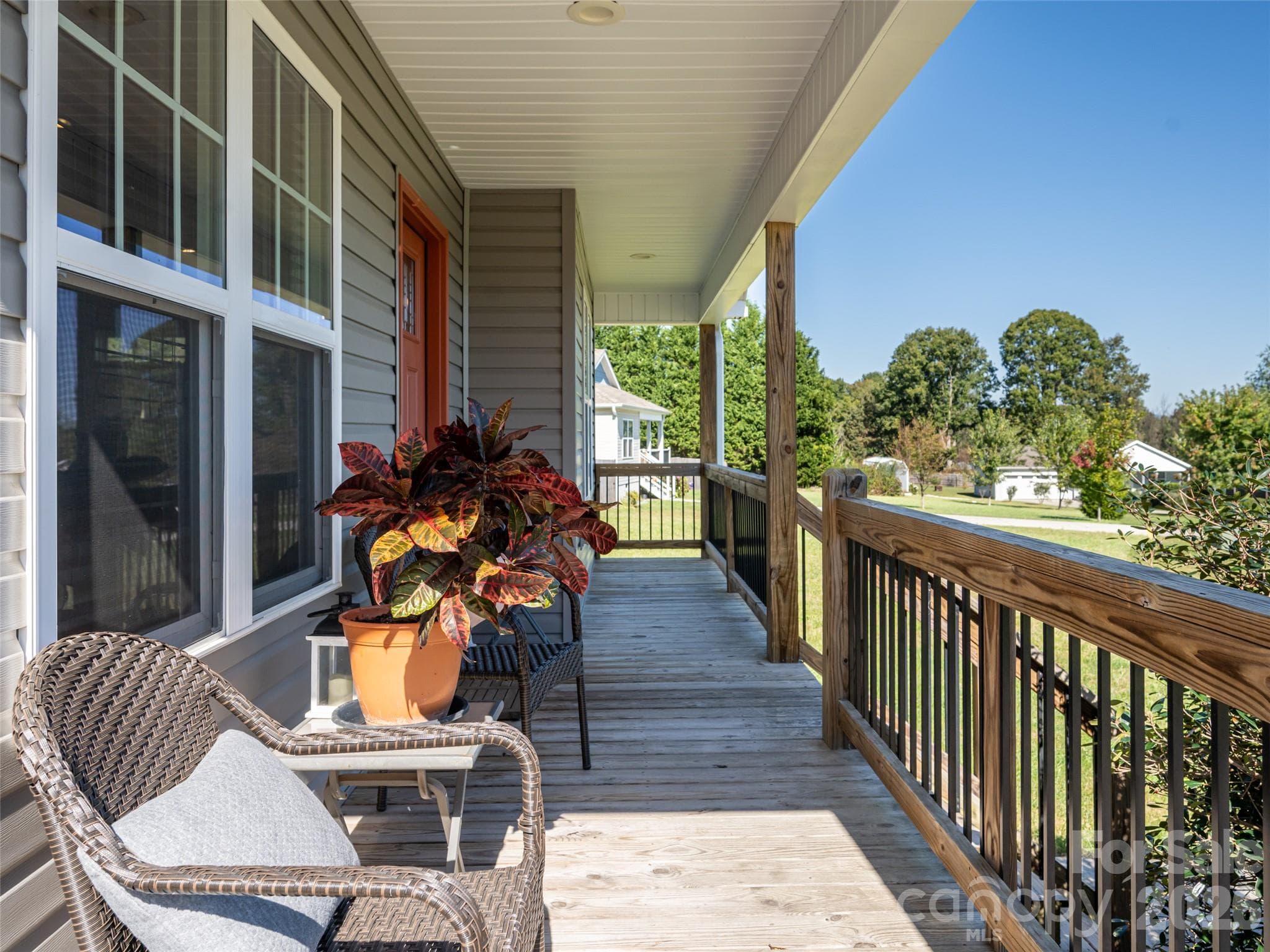Covered Front Porch - 33 Sherman Meadows Drive, East Flat Rock