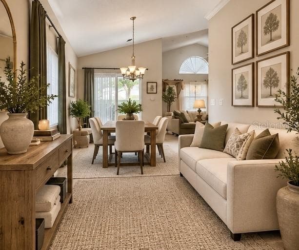Redesign idea-Formal Living and Dining Room - 7121 SOMERTON BLVD #67, ORLANDO