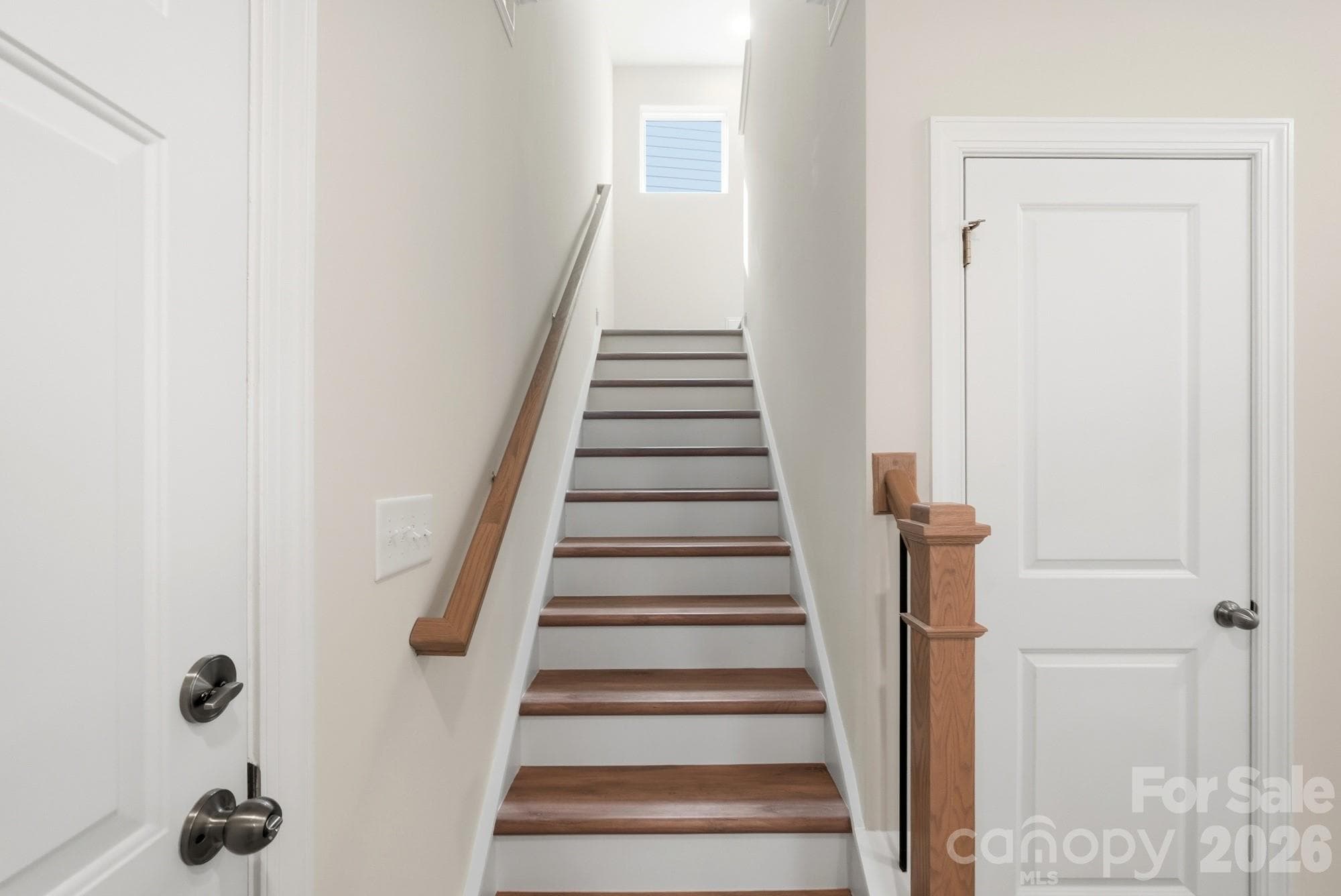 Stairs to second floor - 13123 Foxberry Road, Charlotte