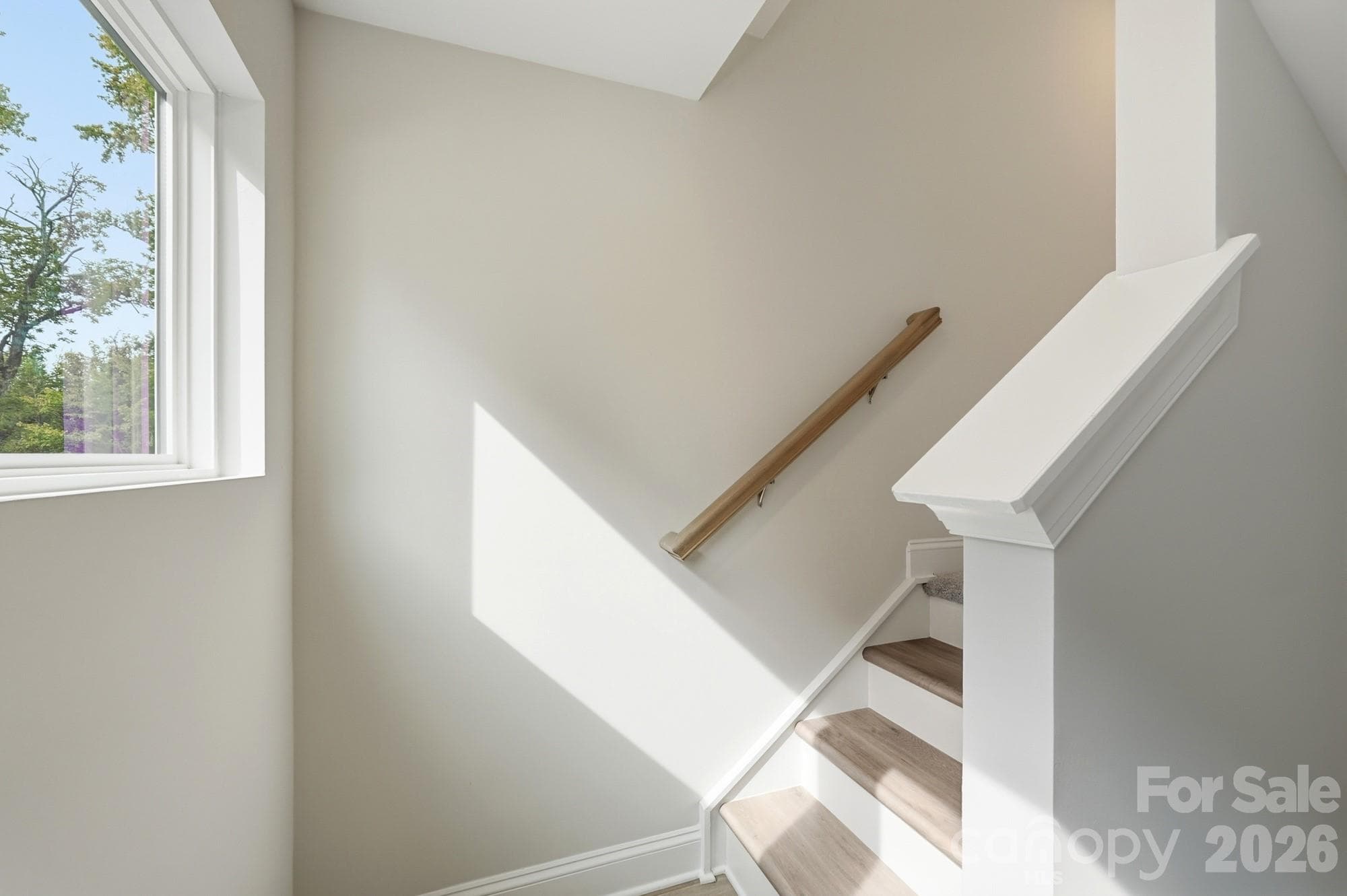 Stairs to second floor - 13123 Foxberry Road, Charlotte