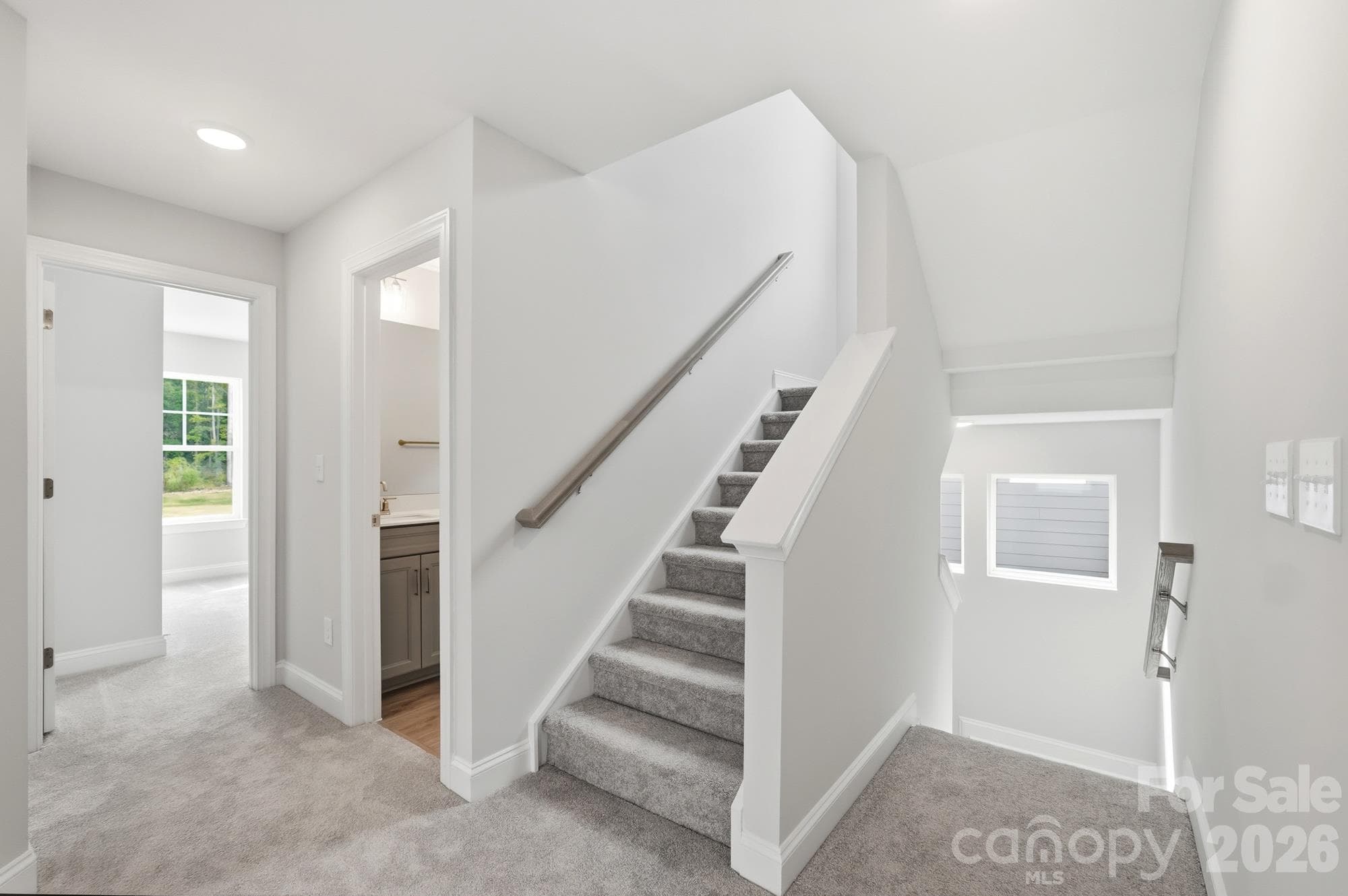 Stairs to 3rd level - 13123 Foxberry Road, Charlotte