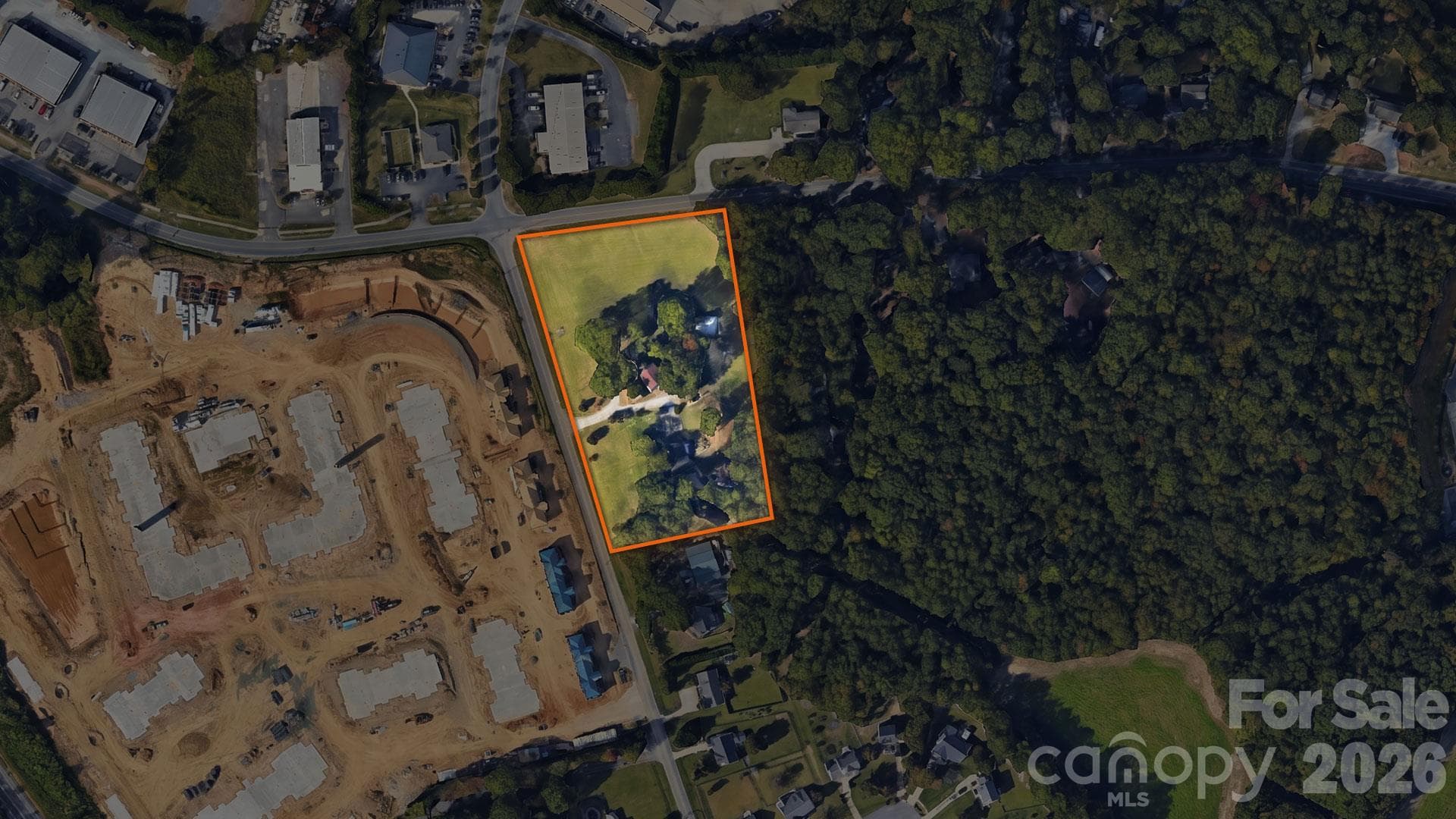 Aerial overview - 125 Plyler Road, Indian Trail