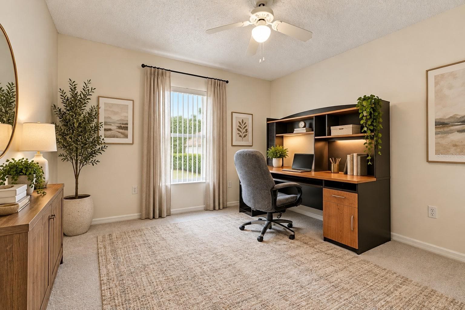 Virtually stage bedroom 2 currently used as office.  Desk is for sale - 610 LAKEMONT DR, BRANDON