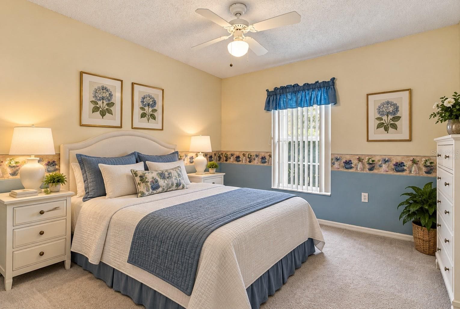 Virtually staged bedroom - 610 LAKEMONT DR, BRANDON