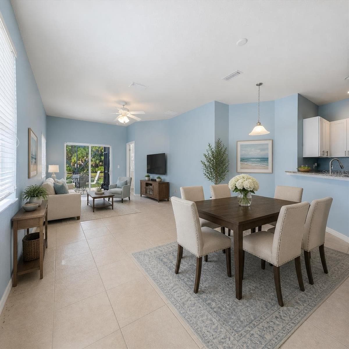 Dining Living Area - Virtually Staged - 11954 TEMPEST HARBOR LOOP, VENICE