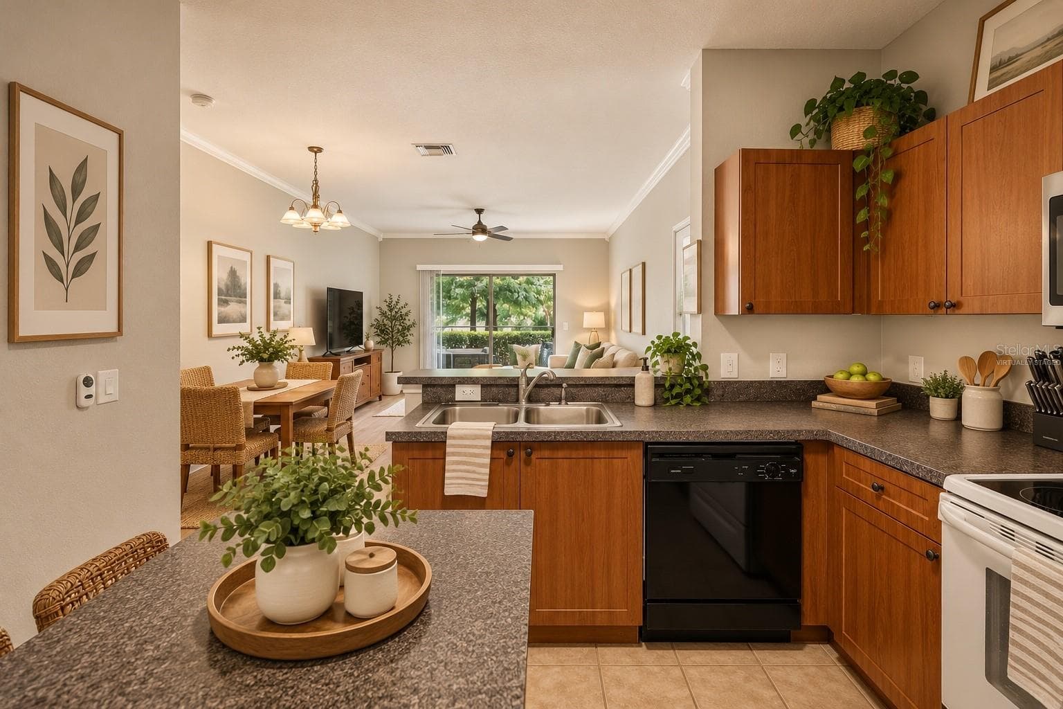 virtually staged - 2217 TUSCANY TRCE #7, PALM HARBOR