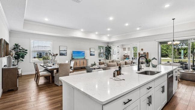 Model home - actual features may vary. - 136 LINDER DR, HOMOSASSA