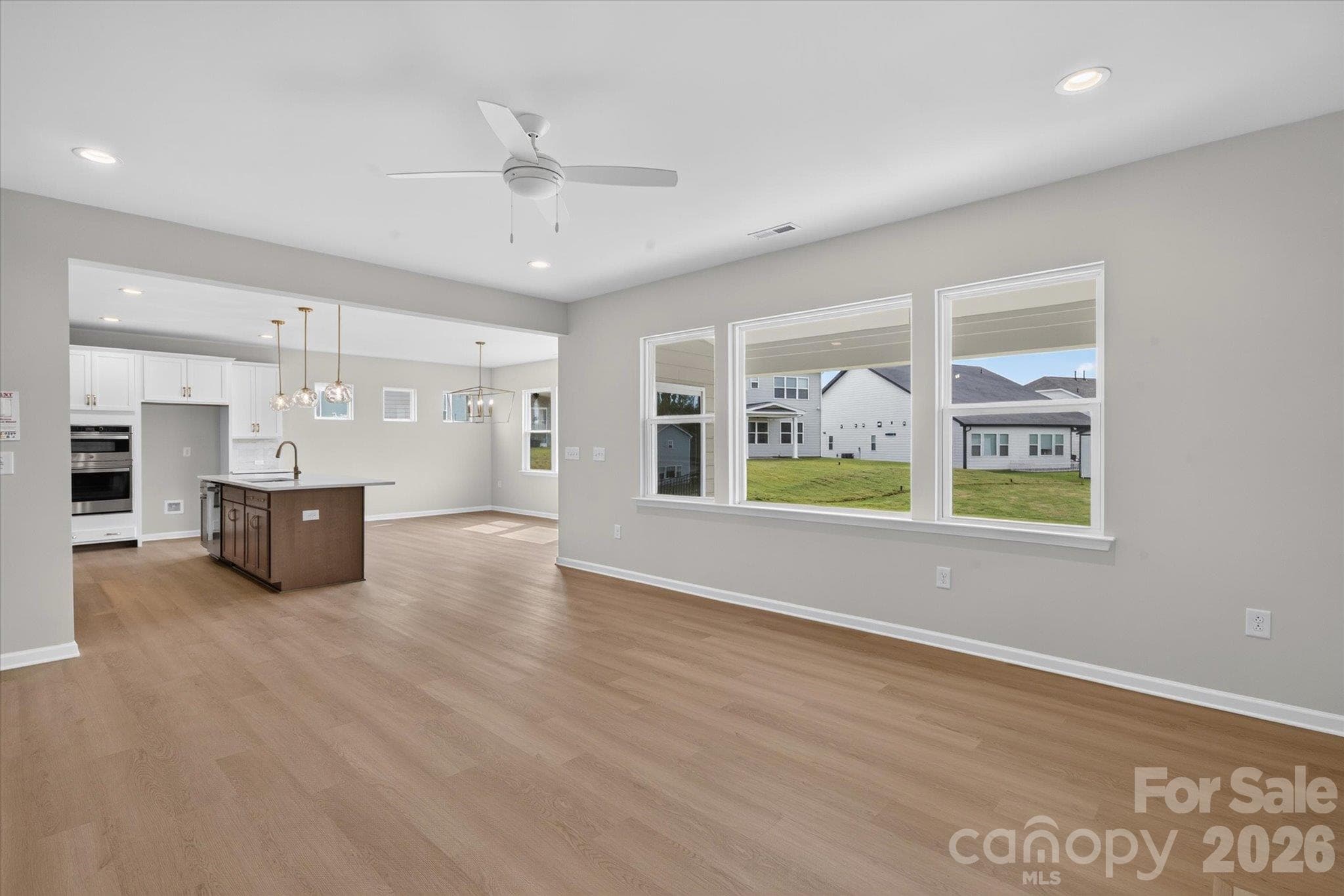 Family Room/Kitchen/Breakfast - 1947 Thicket Drive, Gastonia