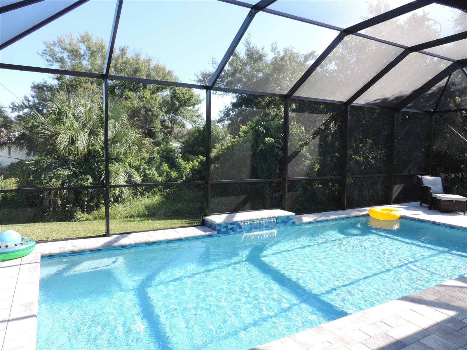 Nice private backyard view from pool - 5070 LAYTON DR, VENICE