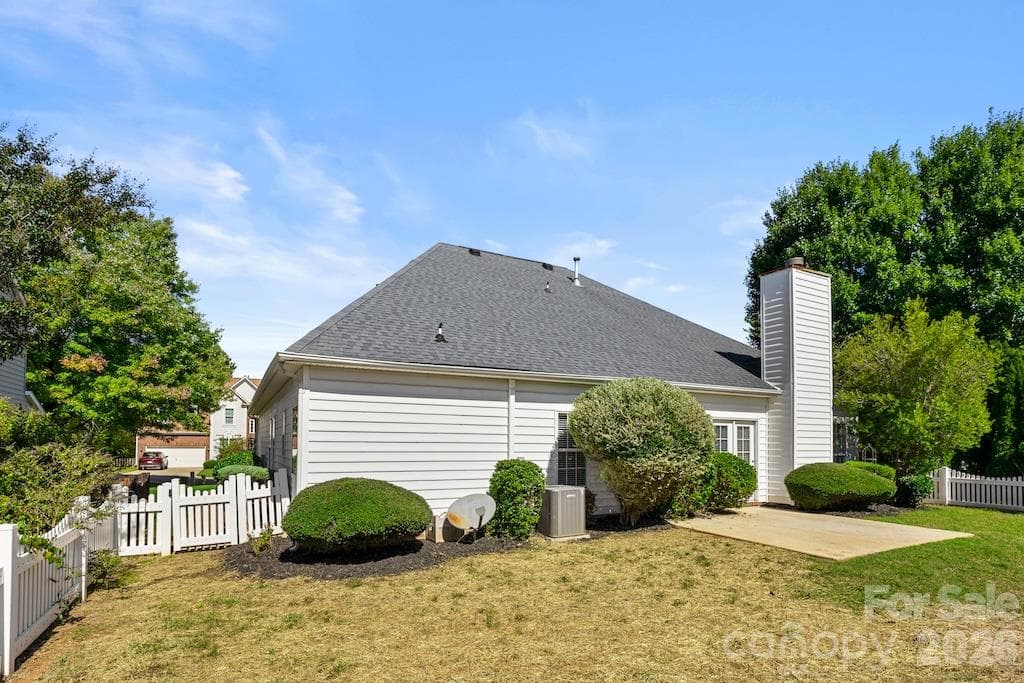 Fenced in backyard - 109 Coronilla Road, Mooresville