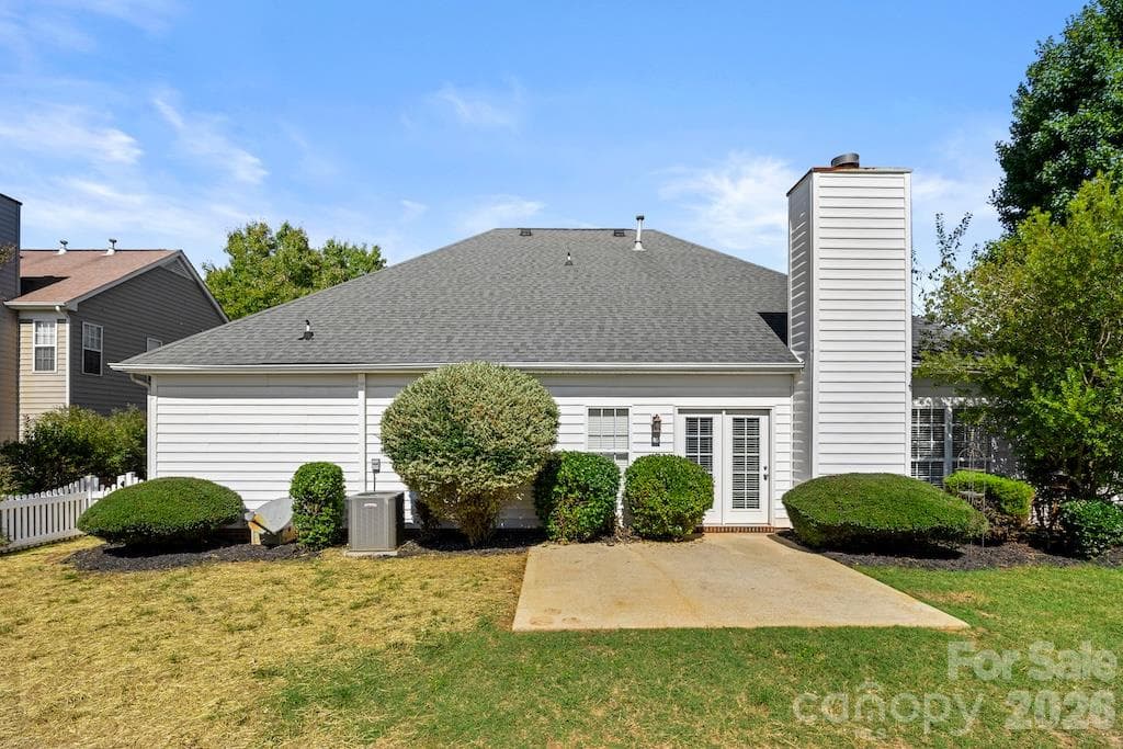 Patio to enjoy grilling in the back yard. - 109 Coronilla Road, Mooresville