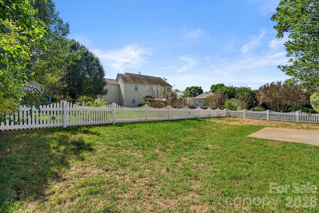 Fenced in back yard to enjoy! - 109 Coronilla Road, Mooresville