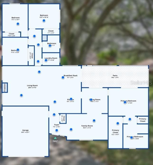 Floorplan - 2609 MANOR OAK DR, VALRICO
