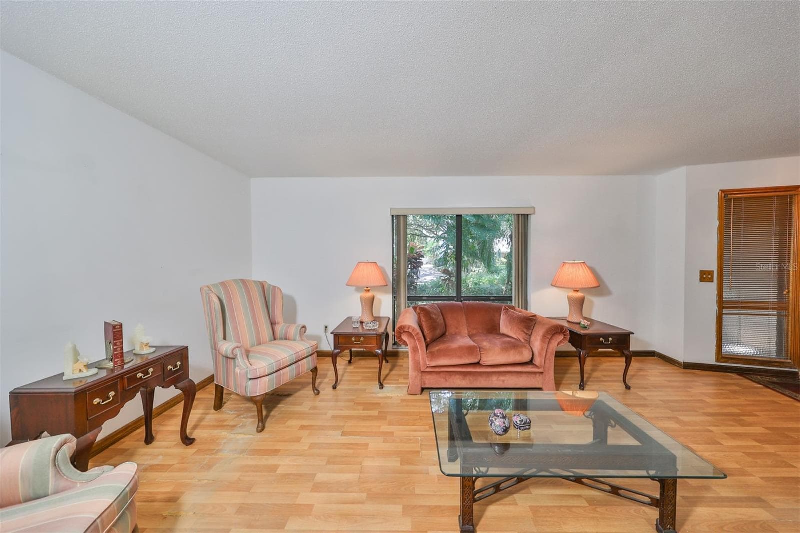 Living Room has a large window so that natural sunshine can filter into the home. - 2609 MANOR OAK DR, VALRICO