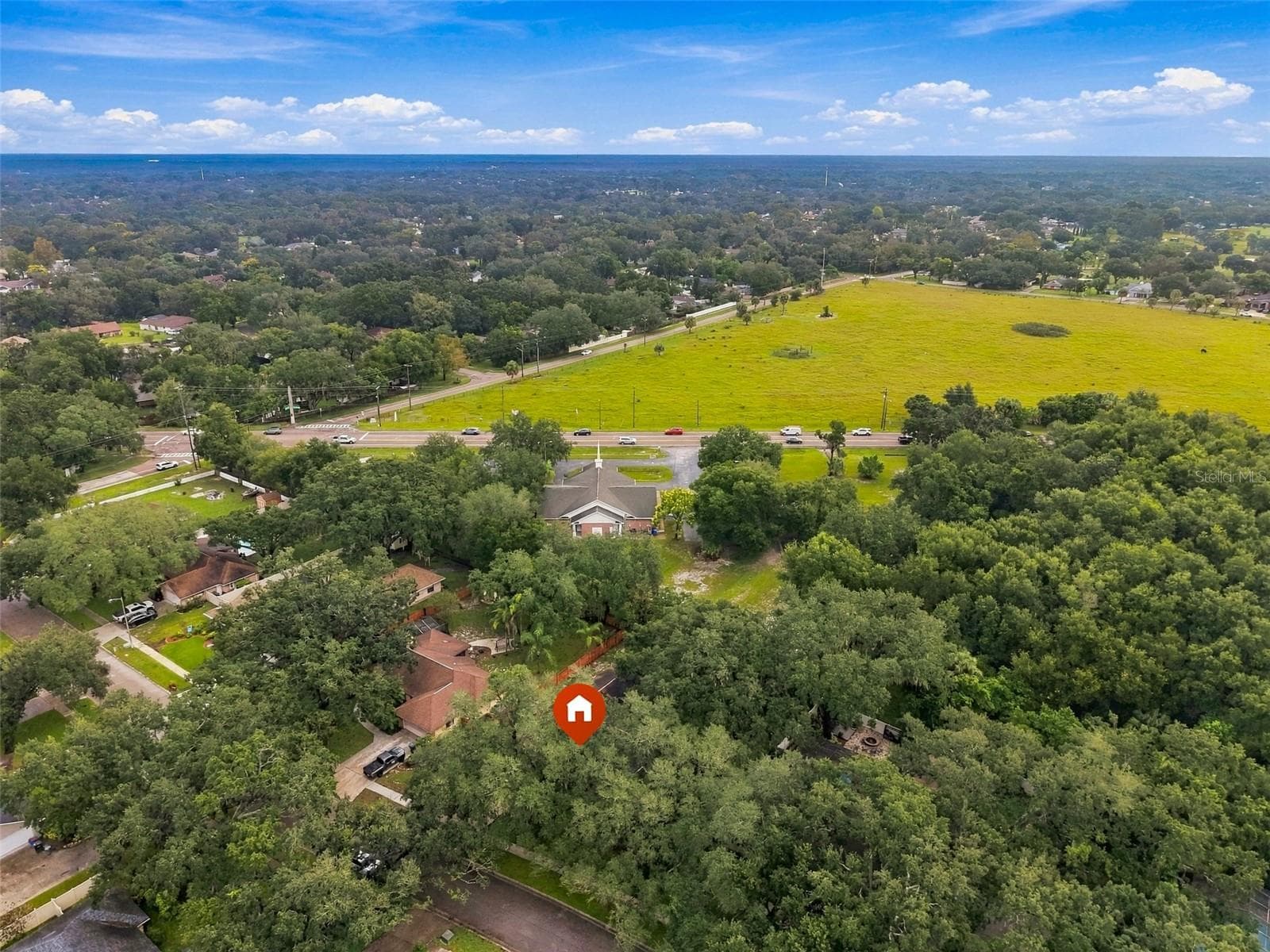 Aerial - 2609 MANOR OAK DR, VALRICO