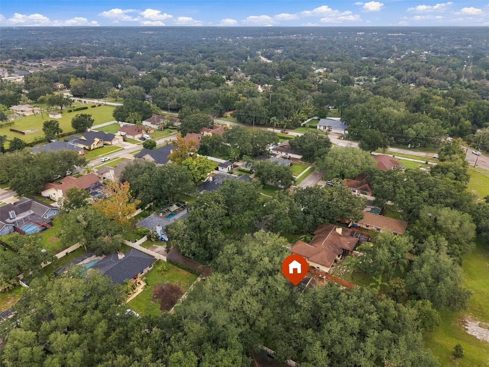 Aerial - 2609 MANOR OAK DR, VALRICO