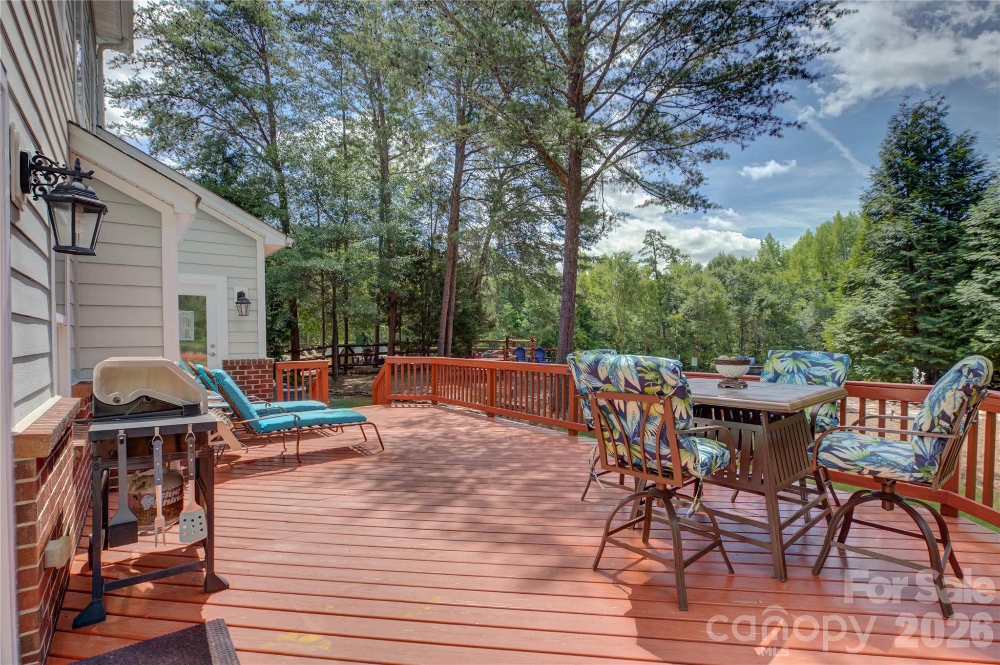 Large deck great for entertaining - 9609 Spurwig Court, Charlotte