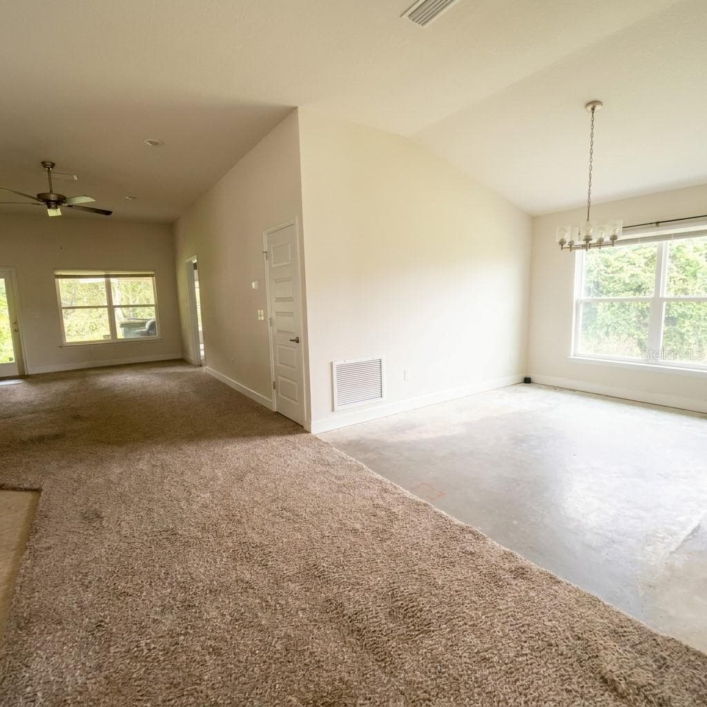 Dinning Room. Ready for your Floor Choice. Looking Towards Living Room. - 2091 PECOS DR, POINCIANA