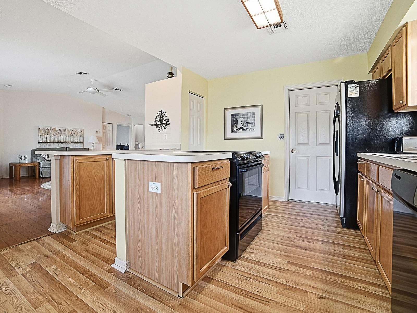 YOUR OPEN KITCHEN WITH AN ISLAND - 647 TIMBERCREST DR, LEESBURG